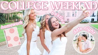 College Weekend In My Life at The University of Alabama! | Date Night, Bestie Photoshoot, Studying
