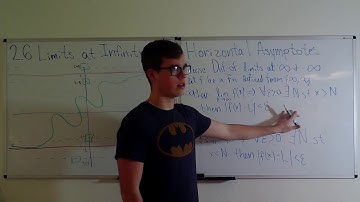 UCI MATH 2a 2.6: Limits at Infinity and Horizontal Asymptotes