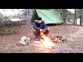 Гамак зимой, немного о еде в походе  Winter camp in a hammock