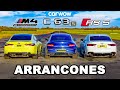 BMW M4 vs AMG C63 vs Audi RS5 - ARRANCONES