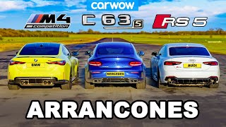 BMW M4 vs AMG C63 vs Audi RS5 - ARRANCONES