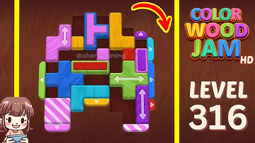Color Wood Jam Level 316 Solution Walkthrough