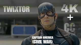 Captain America Civil War 4K Twixtor Cc Scenes
