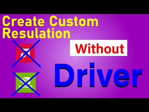 How To Create Custom Resolution On Windows 10 Without Using Any Driver