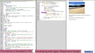 Tutorial: How to display larger images on demand using Javascript