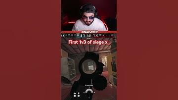 My first 1v3 of siege x.. #siegex #r6siege #r6siegex #rainbowsixsiegeclip #clutch #aura #jynxzi