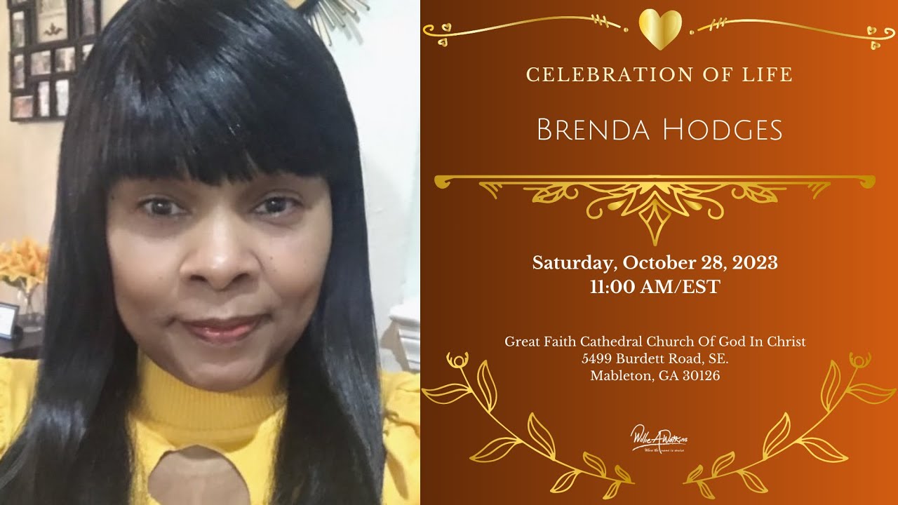 Celebration of Life for Brenda Hodges - YouTube
