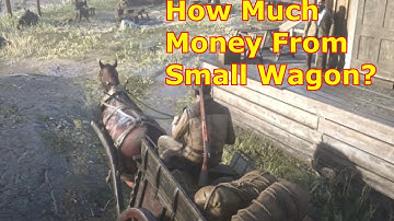 How Much Money Do You Get From Small WAGON Full Delivery From The Traders Business? Red Dead Online