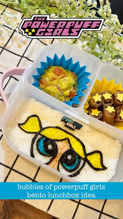 Bubbles Nori Art | Powerpuff Girls Bento Tutorial | Lunchbox Idea | Kaayaaya Vlogs 🇵🇭