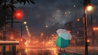 rain in lofi city - lofi hiphop [ chill beats to relax/ work/study to]