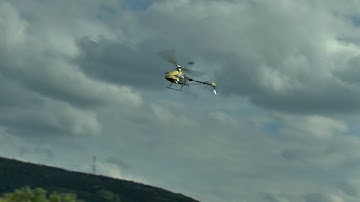 T-Rex 500 - First Fast Forward Flight - Sports Flying