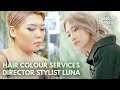 Beautiful Hair Colour Creation by Luna | Walking On Sunshine