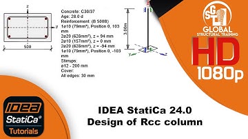 IDEA StatiCa 24.0|| Design of Rcc column||