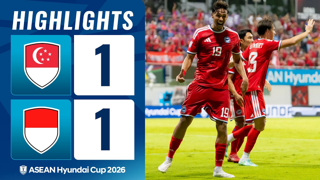 Singapore 1-1 Indonesia | ASEAN Hyundai Cup 2026 | Match Highlights