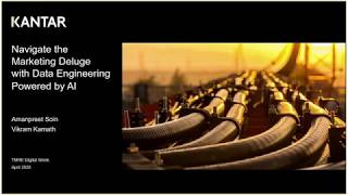 TMRE Digital Week: Data Engineering Session, April 2020 screenshot 2