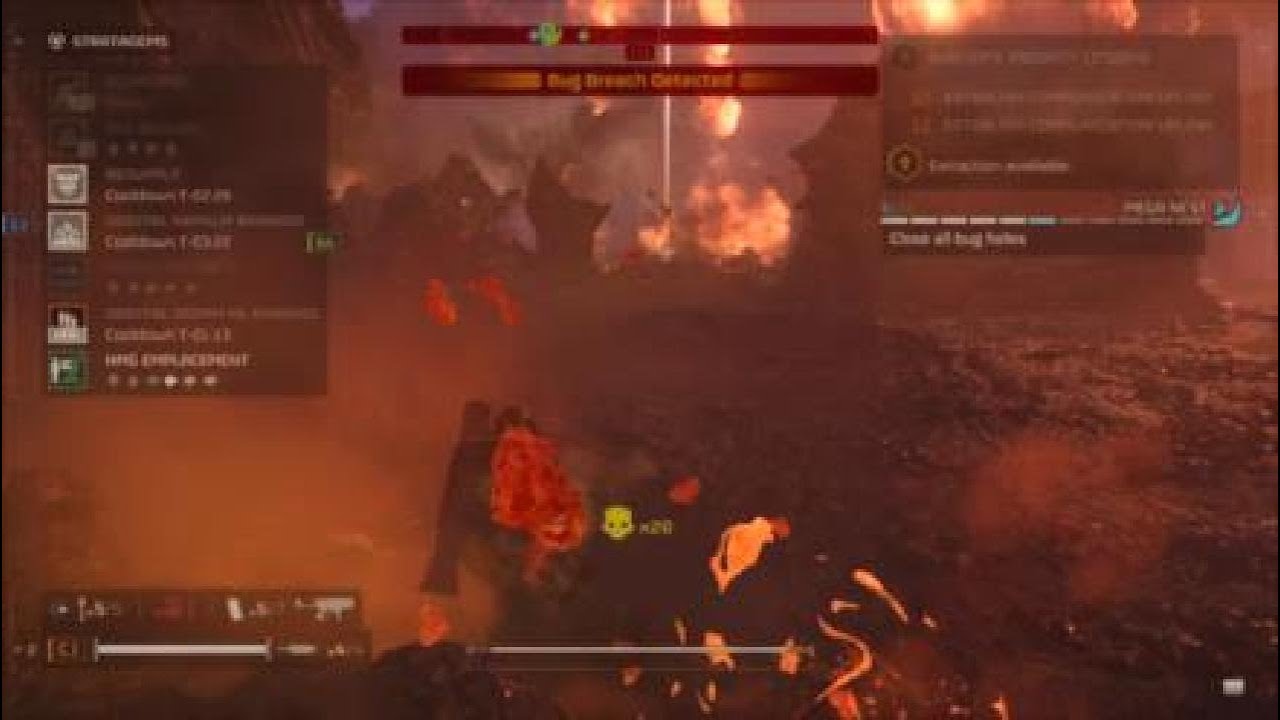 Helldivers 2 - HMG Emplacement Gameplay on Super Helldive - YouTube