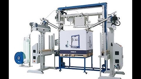 fully auto edgeboard applicator and vertical pallet strapping machine with top sealer corner board