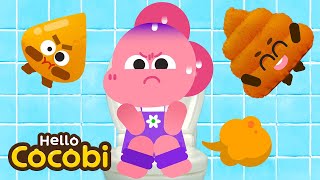 The Toilet Song🚽 Potty Training \& Good Habits | Cocobi Kids Songs \& Nursery Rhymes | Hello Cocobi