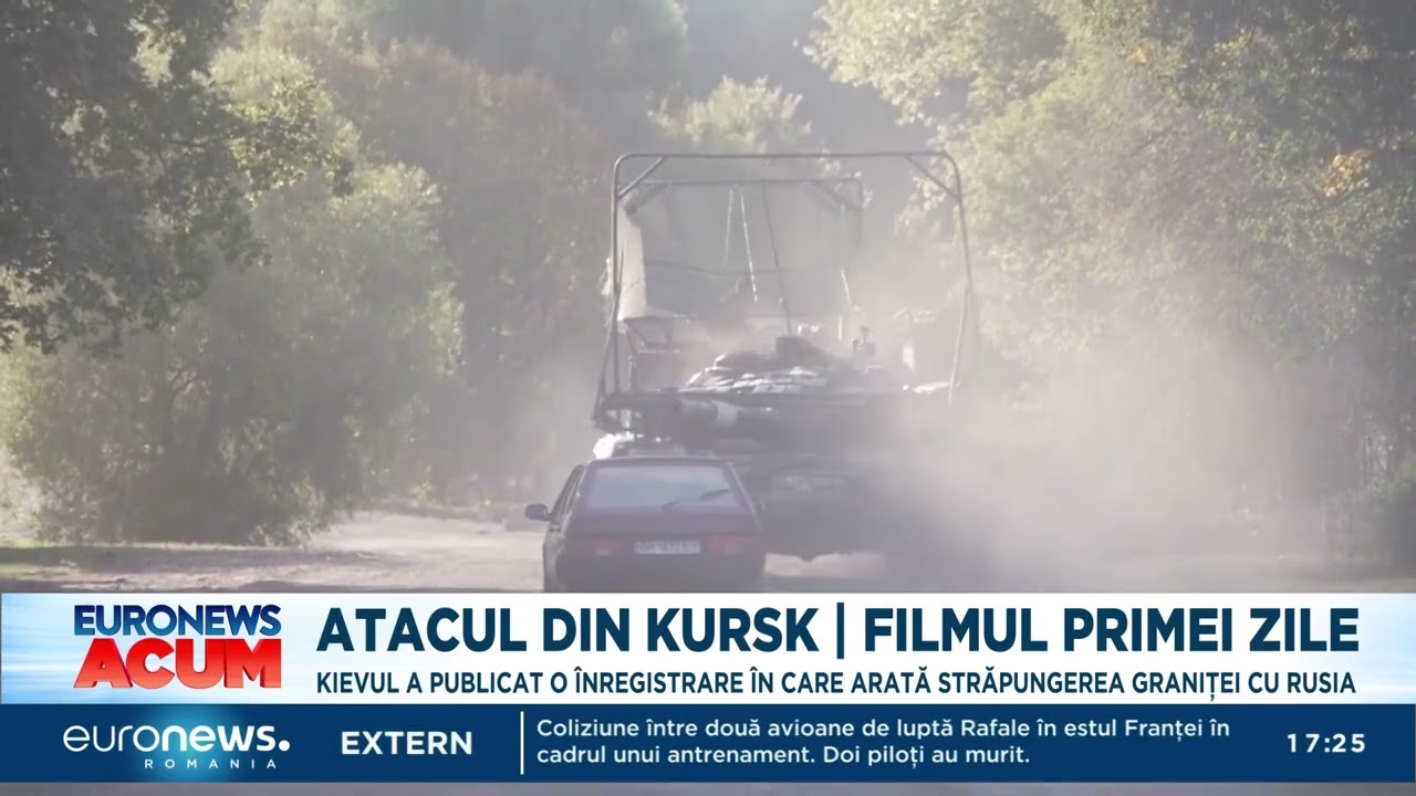 Atacul din Kursk. Kievul a publicat o înregistrare în care arată străpungerea graniței cu Rusia