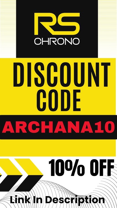 RS Chrono Discount Code ARCHANA10 Get 10 Discount On Purchase rs-chrono-discount-code-archana10-get-10-discount-on-purchase