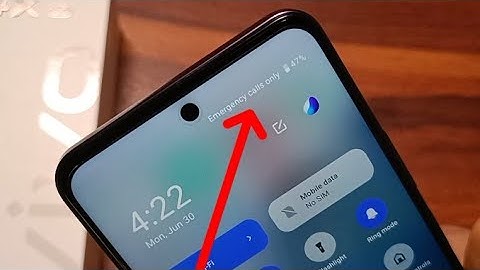 Vivo T4x 5G Emergency Call Only || How to fix SIM card network problem?