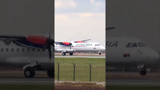 NEW ATR 72-600 Takeoff  | AirSerbia YU-ALY #airserbia #aviation #atr #planespotting
