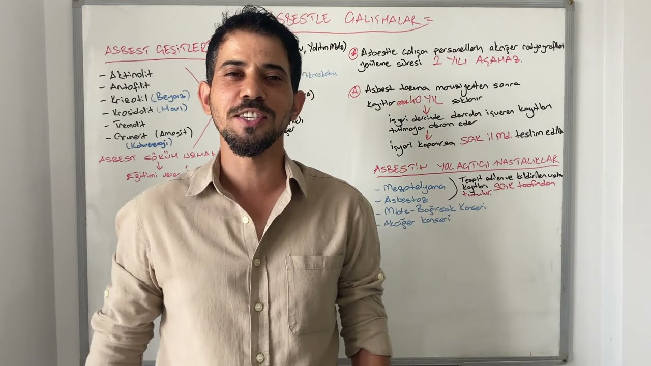 ASBESTLE ÇALIŞMALARDA İŞ SAĞLIĞI VE GÜVENLİĞİ