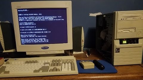 Building a 486 PC into my old AT computer case.