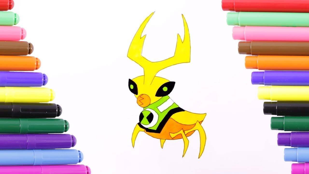 Download Ben 10 Aliens Ball Weevil Coloring Page for Kids, Coloring Book - YouTube