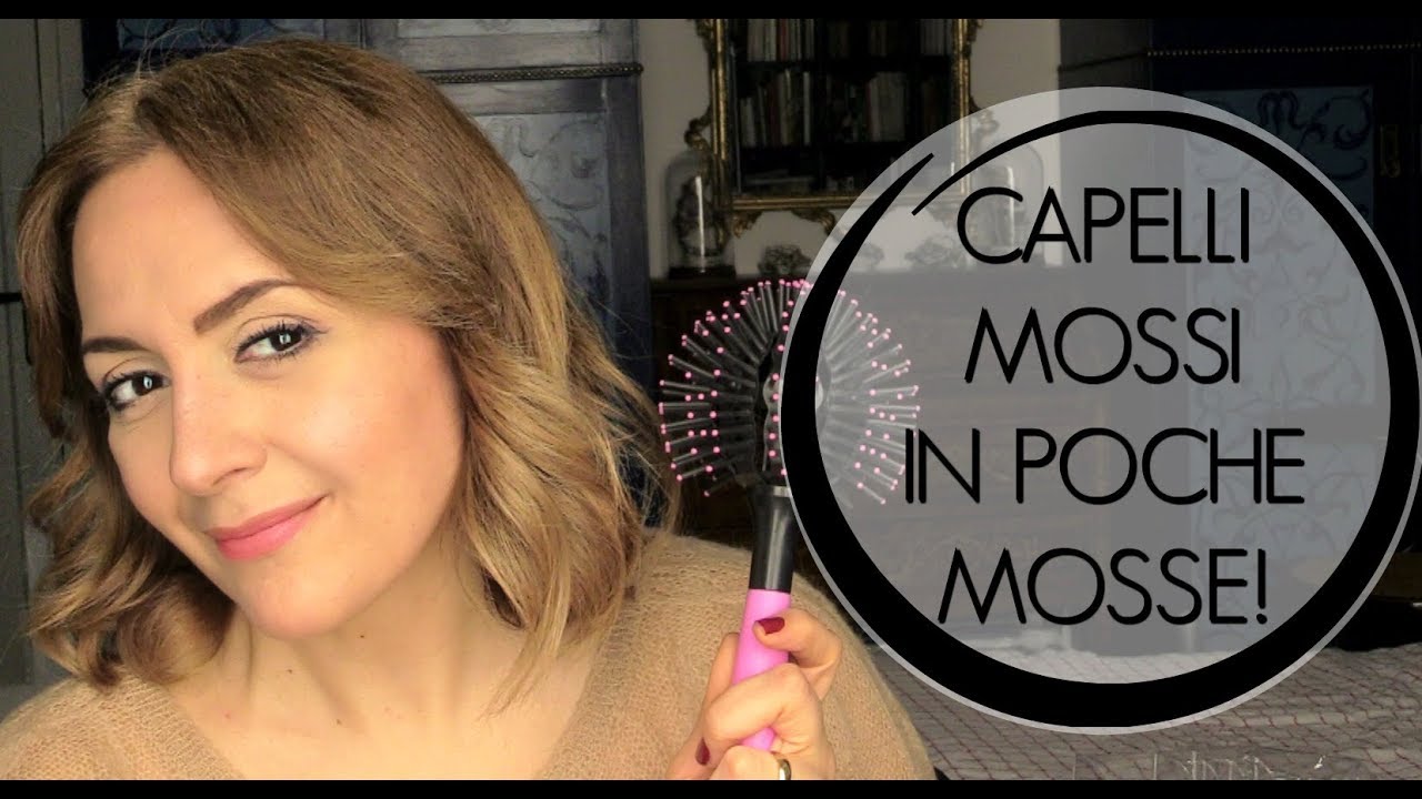 Capelli mossi con SPAZZOLA TONDA in pochi minuti! (Ombretta)