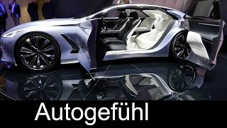 Infiniti Q80 Premiere luxury sedan concept vs BMW 7-Series Mercedes S-Class Audi A8