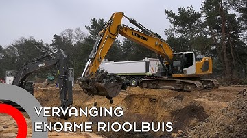 Waterschap begint met vervanging enorme rioolbuis