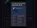 yeti 404 Animated Page using #html   #and  #css  #or  #javascript  #webdevelopment  #viralvideo♥️🖥️