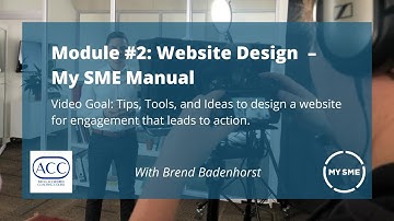Module 2 - Video 8: How to Design a Website That Converts Visitors Into Customers | My SME Manual