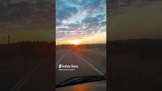 Lindo por do sol. #viagens #brasil  #estrada