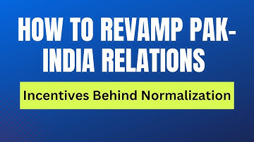 How to Revamp Pak India Relations | CSS | PMS with Mohsin Ali