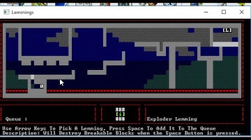 ASCII Lemmings Revisit