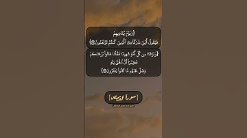 سورة القصص الآية ٧٤ و ٧٥ بصوت الشيخ محمد صديق المنشاوي