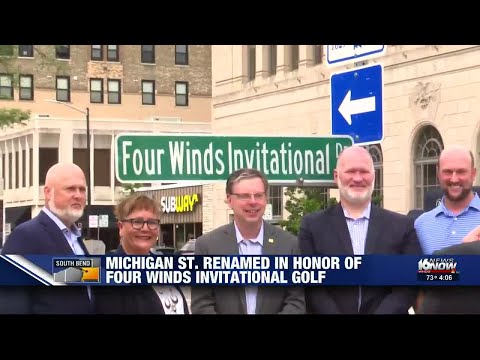 Michigan Street temporarily renamed in honor of Four Winds Invitational