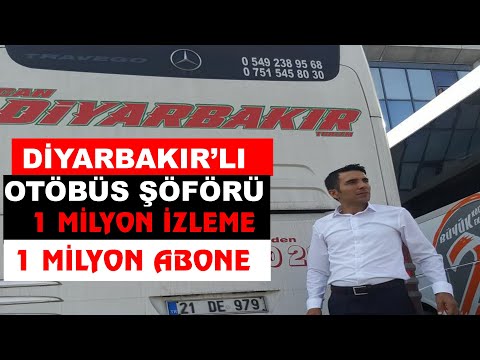 DİYARBAKIR’LI OTÖBÜS ŞÖFÖRÜ 1MİLYON İZLENDİ