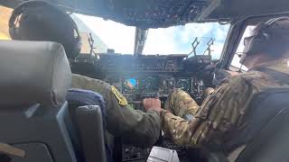 C-17 Overhead Break at @ 345 KTS or 400 MPH