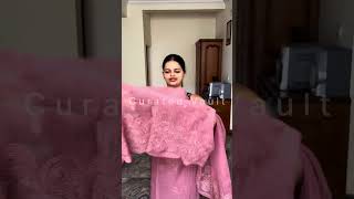 EPI 560|CRUSHED CHIKANKARI SUITS|MUL CHANDERI THREAD WORK SUITS|PARTY WEAR@curatedvault