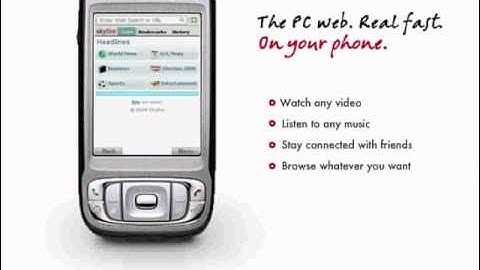 Skyfire - A free mobile web browser