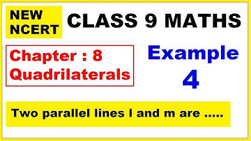 Class 9 Maths | Chapter 8 | Example 4 | Quadrilaterals | New NCERT | Ranveer Maths 9