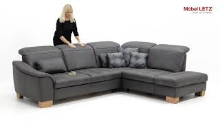 Polipol Ecksofa Pp-La16029 Mit Verstellbaren Kopfteilen & Sitztiefen