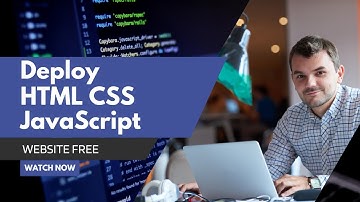 How to Deploy HTML CSS JavaScript Website Free | Step by Step Guide
