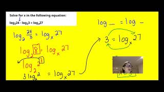 Coach Fred's ACT Prep ! Log equations and rules #2