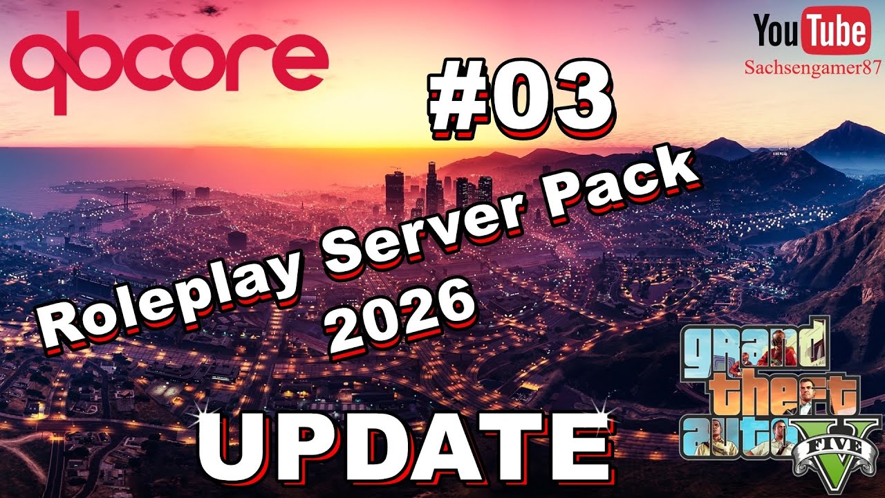 GTA5 QbCore Roleplay Server Pack 2026 ( UPDATE ) #03
