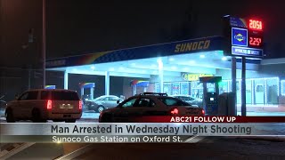 Man arrested in Sunoco gas station shooting