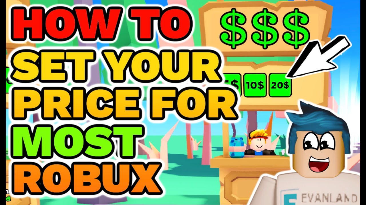 how to set up your robux stand on that please donate｜TikTok Search